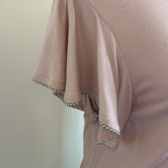 NWT TED BAKER T SHIRT WITH FRILL SLEEVES - Picture 2 of 5